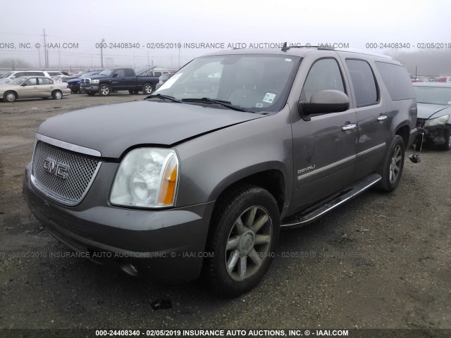 1GKS1MEF4BR251892 - 2011 GMC YUKON XL DENALI TAN photo 2