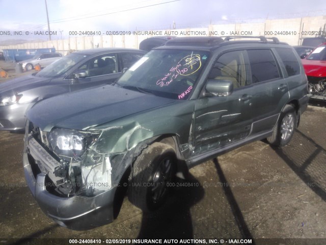 JF1SG67687H745047 - 2007 SUBARU FORESTER 2.5X LL BEAN GREEN photo 2