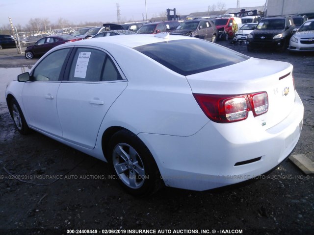 1G11C5SL4FF147159 - 2015 CHEVROLET MALIBU 1LT თეთრი ფოტო 3