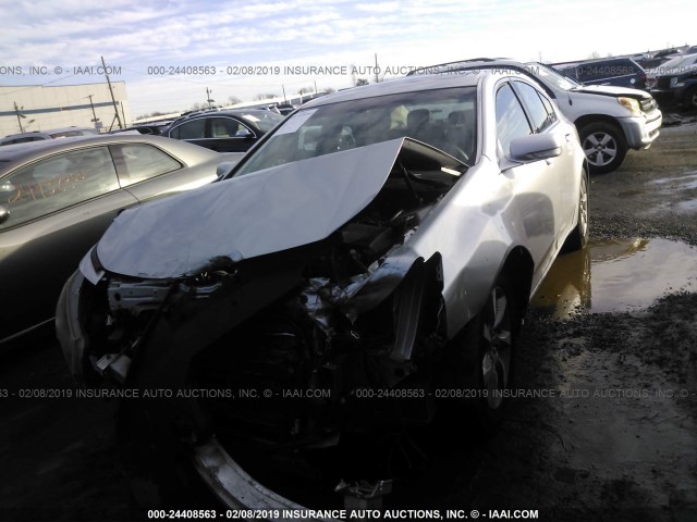 19UUA8F52DA007775 - 2013 ACURA TL TECH SILVER photo 2