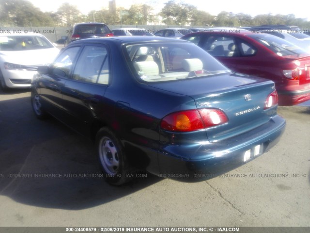 1NXBR12E2WZ063174 - 1998 TOYOTA COROLLA VE/CE/LE GREEN photo 3