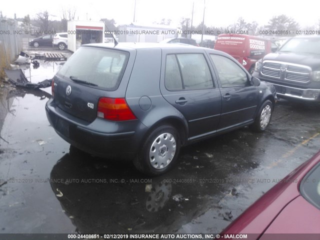 9BWFL61J364011111 - 2006 VOLKSWAGEN GOLF GL GRAY photo 4