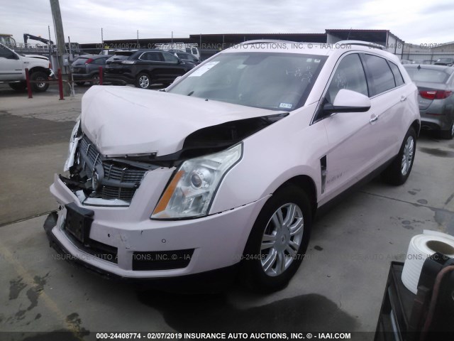 3GYFNAEY8BS578109 - 2011 CADILLAC SRX LUXURY COLLECTION PINK photo 2