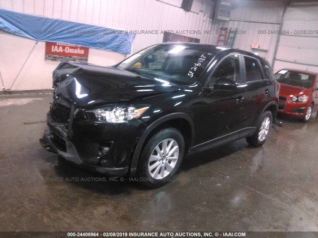 JM3KE2CE5D0160241 - 2013 MAZDA CX-5 TOURING BLACK photo 2