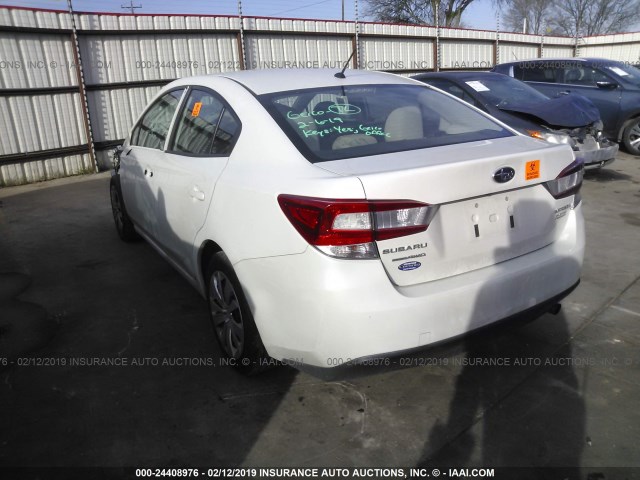 4S3GKAA63H1607243 - 2017 SUBARU IMPREZA WHITE photo 3