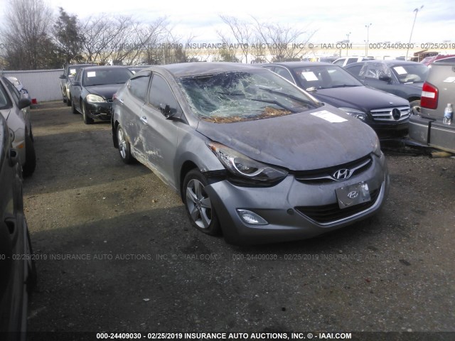 KMHDH4AE1DU575407 - 2013 HYUNDAI ELANTRA GLS/LIMITED SILVER photo 6