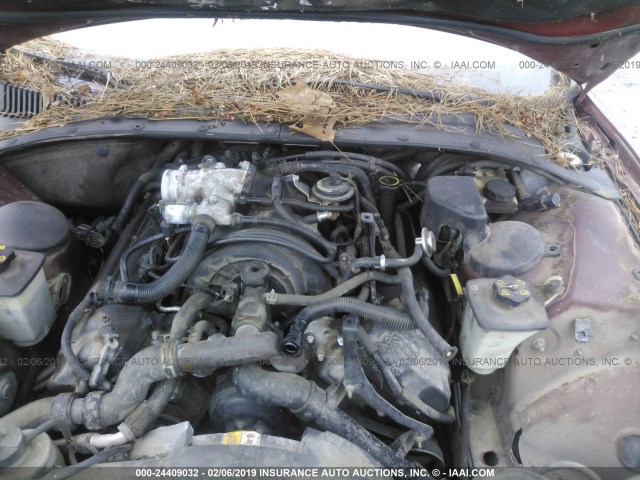 1LNHM87A01Y660770 - 2001 LINCOLN LS MAROON photo 10