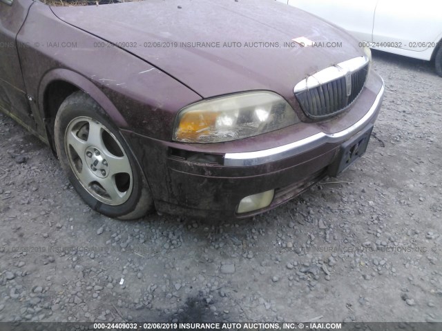 1LNHM87A01Y660770 - 2001 LINCOLN LS MAROON photo 6
