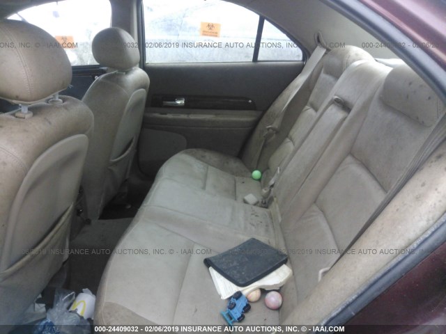 1LNHM87A01Y660770 - 2001 LINCOLN LS MAROON photo 8