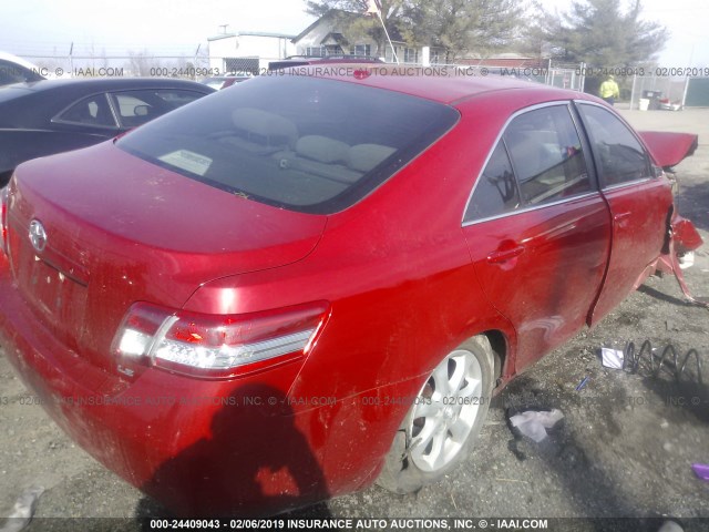 4T1BF3EK7AU092104 - 2010 TOYOTA CAMRY SE/LE/XLE 红色 照片 4