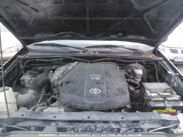 3TMLU42N86M006099 - 2006 TOYOTA TACOMA DOUBLE CAB 黑色 照片 10