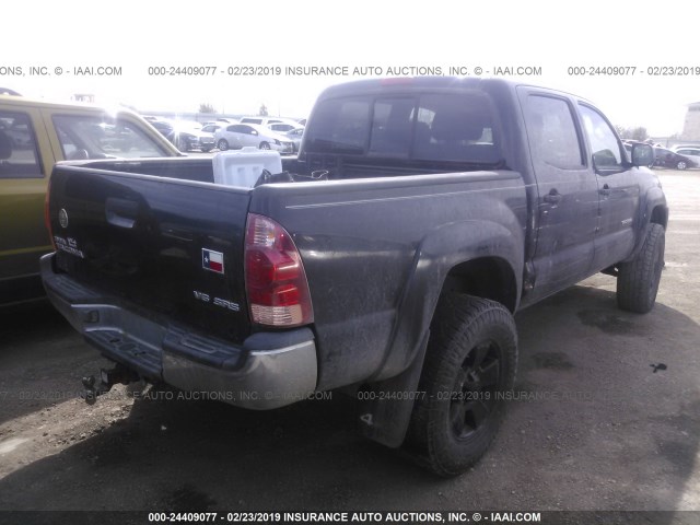 3TMLU42N86M006099 - 2006 TOYOTA TACOMA DOUBLE CAB 黑色 照片 4