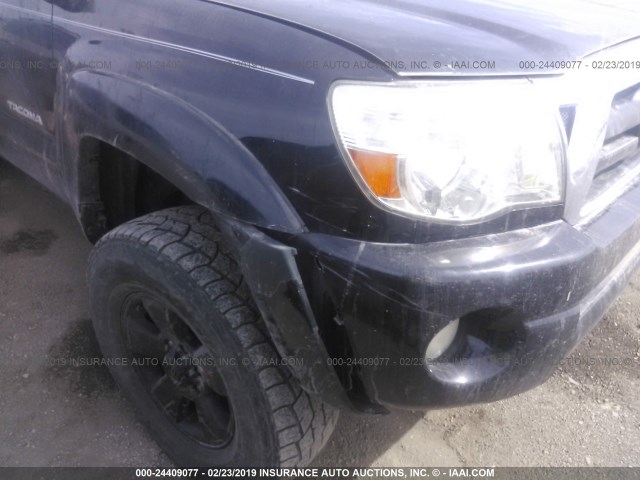 3TMLU42N86M006099 - 2006 TOYOTA TACOMA DOUBLE CAB 黑色 照片 6