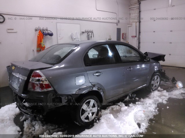 KL1TD5DEXAB093062 - 2010 CHEVROLET AVEO LS/LT Boz foto 4