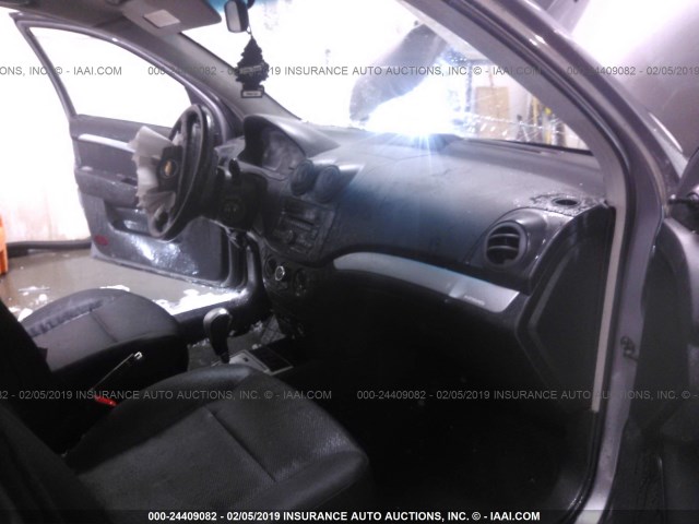 KL1TD5DEXAB093062 - 2010 CHEVROLET AVEO LS/LT Boz foto 5