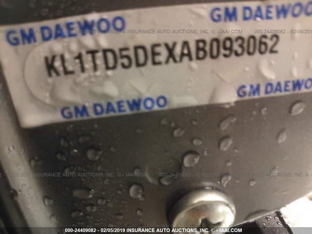 KL1TD5DEXAB093062 - 2010 CHEVROLET AVEO LS/LT Boz foto 9