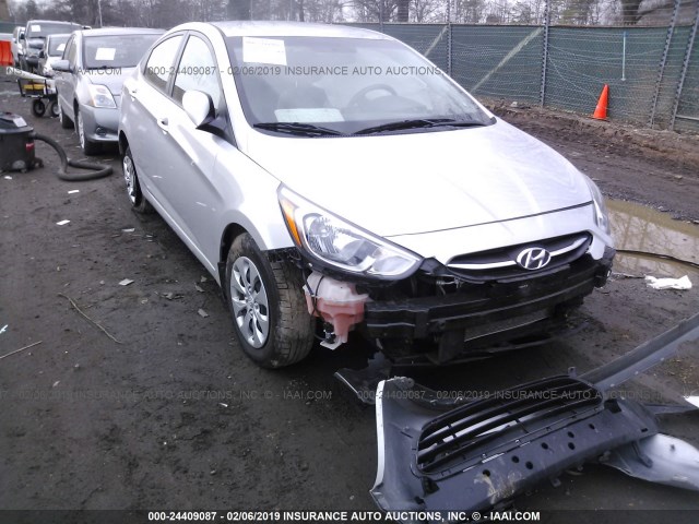 KMHCT4AE4GU092475 - 2016 HYUNDAI ACCENT SE SILVER photo 6