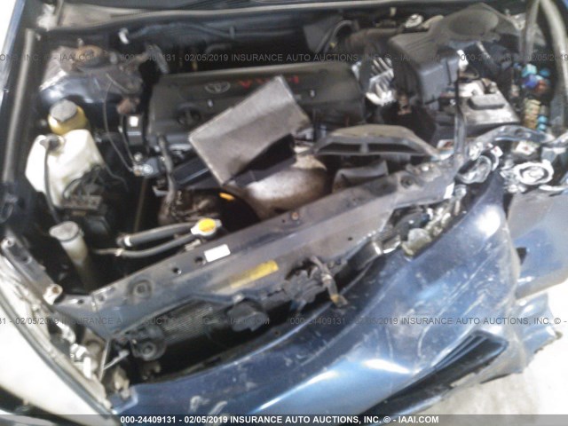 4T1BE32K45U401041 - 2005 TOYOTA CAMRY LE/XLE/SE BLUE photo 10