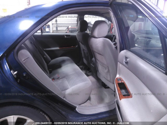 4T1BE32K45U401041 - 2005 TOYOTA CAMRY LE/XLE/SE BLUE photo 8