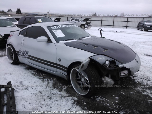 JN1BZ34D08M700489 - 2008 NISSAN 350Z COUPE SILVER photo 1