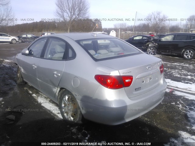 KMHDU46D49U800471 - 2009 HYUNDAI ELANTRA GLS/SE SILVER photo 3