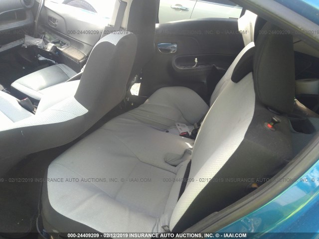 JTDKDTB38F1110710 - 2015 TOYOTA PRIUS C BLUE photo 8