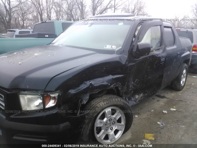 2HJYK165X8H540433 - 2008 HONDA RIDGELINE RTL BLACK photo 6