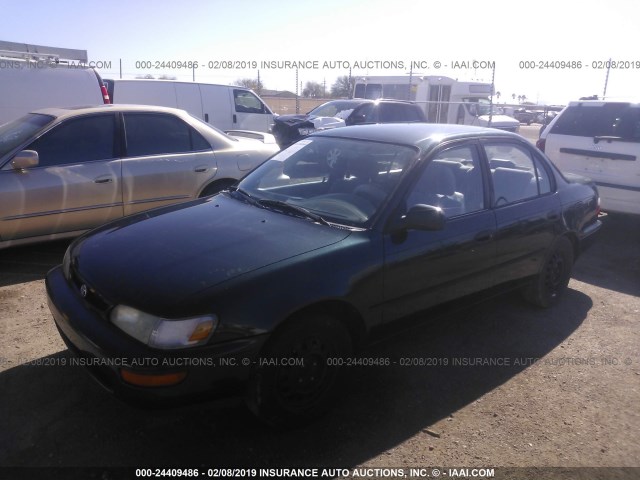 1NXBB02E4TZ373174 - 1996 TOYOTA COROLLA DX GREEN photo 2