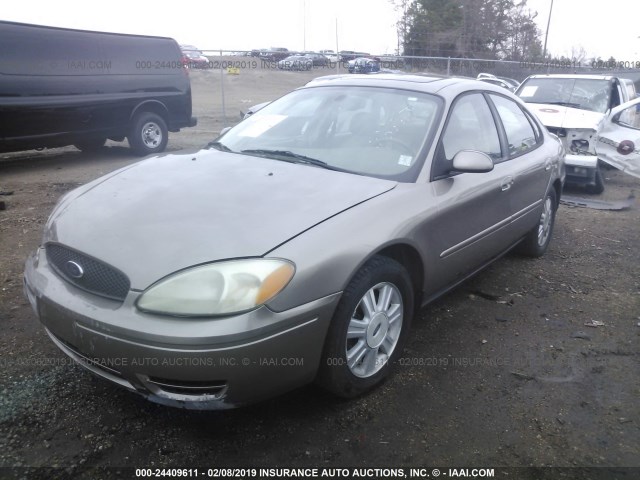 1FAFP56225A229864 - 2005 FORD TAURUS SEL BEIGE photo 2