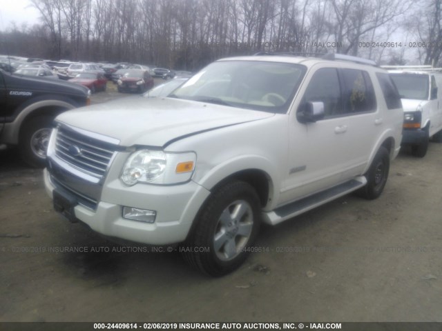 1FMEU758X6UB32567 - 2006 FORD EXPLORER LIMITED WHITE photo 2