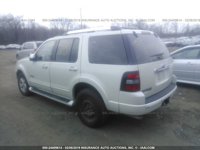 1FMEU758X6UB32567 - 2006 FORD EXPLORER LIMITED WHITE photo 3