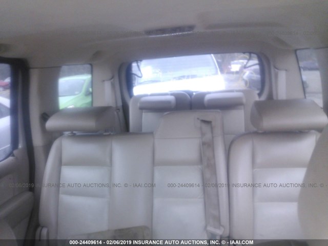 1FMEU758X6UB32567 - 2006 FORD EXPLORER LIMITED WHITE photo 8