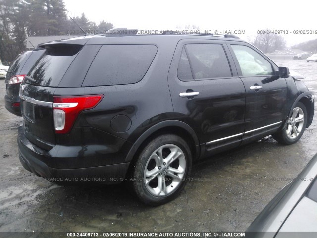 1FMHK7F87BGA03017 - 2011 FORD EXPLORER LIMITED BLACK photo 4