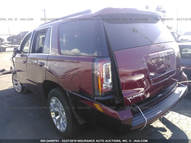 1GKS1AKC0GR470672 - 2016 GMC YUKON SLE RED photo 3