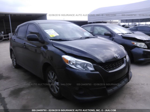 2T1KU4EE3AC360010 - 2010 TOYOTA COROLLA MATRIX  BLACK photo 1