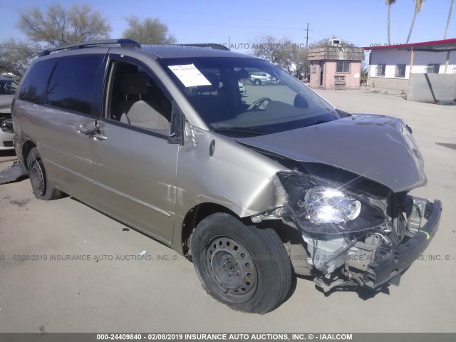 5TDZA23C75S227325 - 2005 TOYOTA SIENNA CE/LE GOLD photo 1