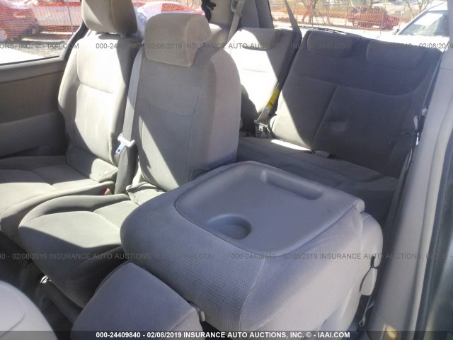 5TDZA23C75S227325 - 2005 TOYOTA SIENNA CE/LE GOLD photo 8