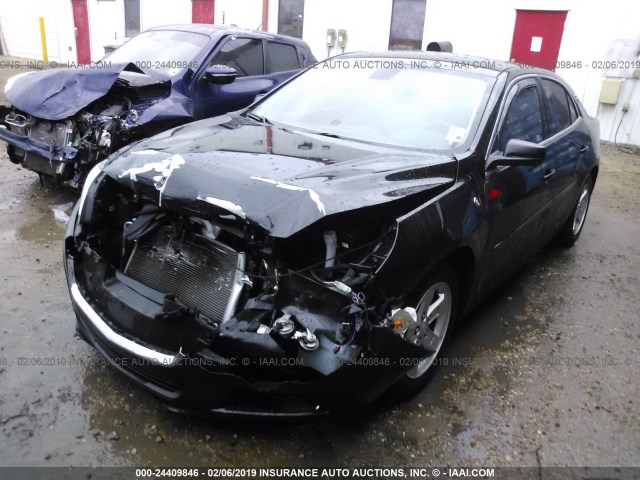 1G11B5SL2EF223379 - 2014 CHEVROLET MALIBU LS BLACK photo 2