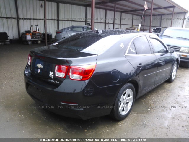 1G11B5SL2EF223379 - 2014 CHEVROLET MALIBU LS BLACK photo 4