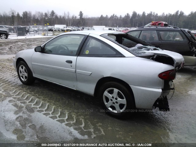 1G1JF12F537360671 - 2003 CHEVROLET CAVALIER LS SILVER photo 3