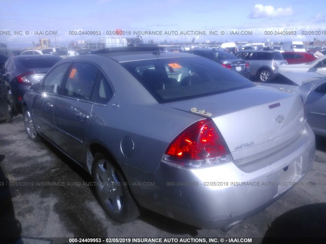 2G1WD58C279272388 - 2007 CHEVROLET IMPALA SUPER SPORT SILVER photo 3