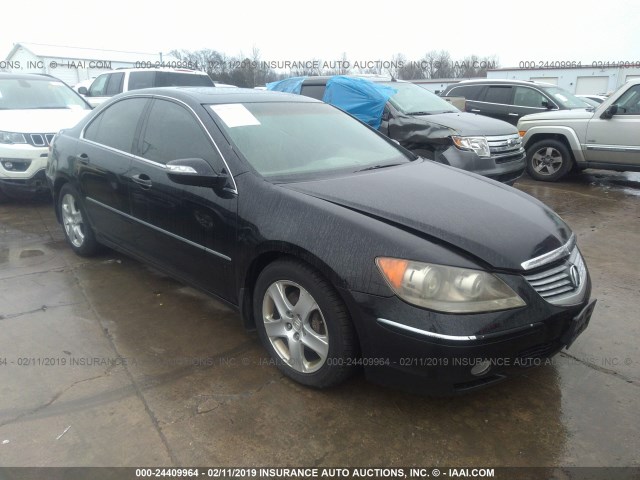 JH4KB165X5C005058 - 2005 ACURA RL BLACK photo 1