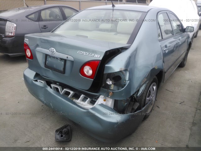 1NXBR32E37Z806793 - 2007 TOYOTA COROLLA CE/LE/S GREEN photo 4