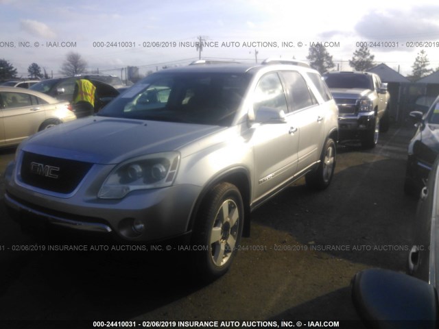 1GKEV23718J290139 - 2008 GMC ACADIA SLT-1 GRAY photo 2