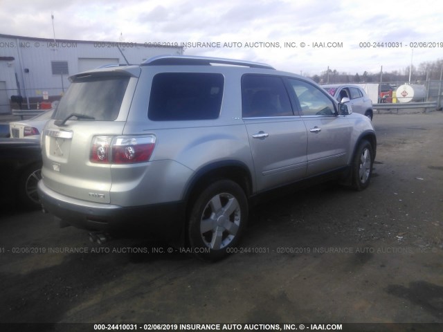 1GKEV23718J290139 - 2008 GMC ACADIA SLT-1 GRAY photo 4