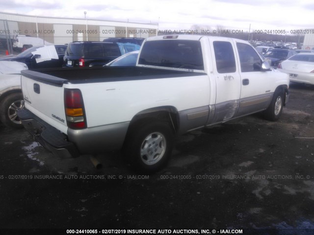 2GCEC19V221286121 - 2002 CHEVROLET SILVERADO C1500 WHITE photo 4