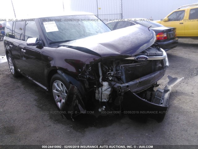 2FMGK5DC8ABB28752 - 2010 FORD FLEX LIMITED MAROON photo 6