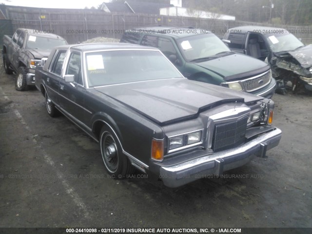 1LNBM81F7KY794820 - 1989 LINCOLN TOWN CAR GRAY photo 1