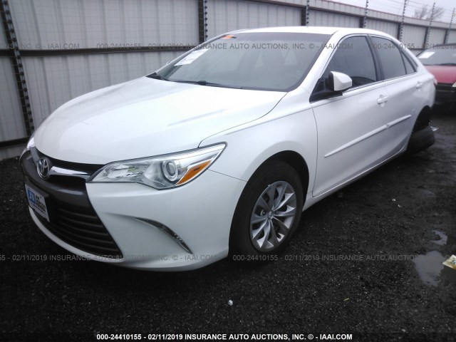 4T4BF1FK2GR535552 - 2016 TOYOTA CAMRY LE/XLE/SE/XSE თეთრი ფოტო 2