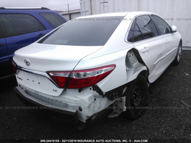 4T4BF1FK2GR535552 - 2016 TOYOTA CAMRY LE/XLE/SE/XSE თეთრი ფოტო 4